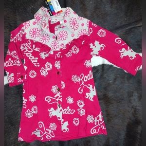 Toddler girl's western rodeo Koko Nut Milk dress
